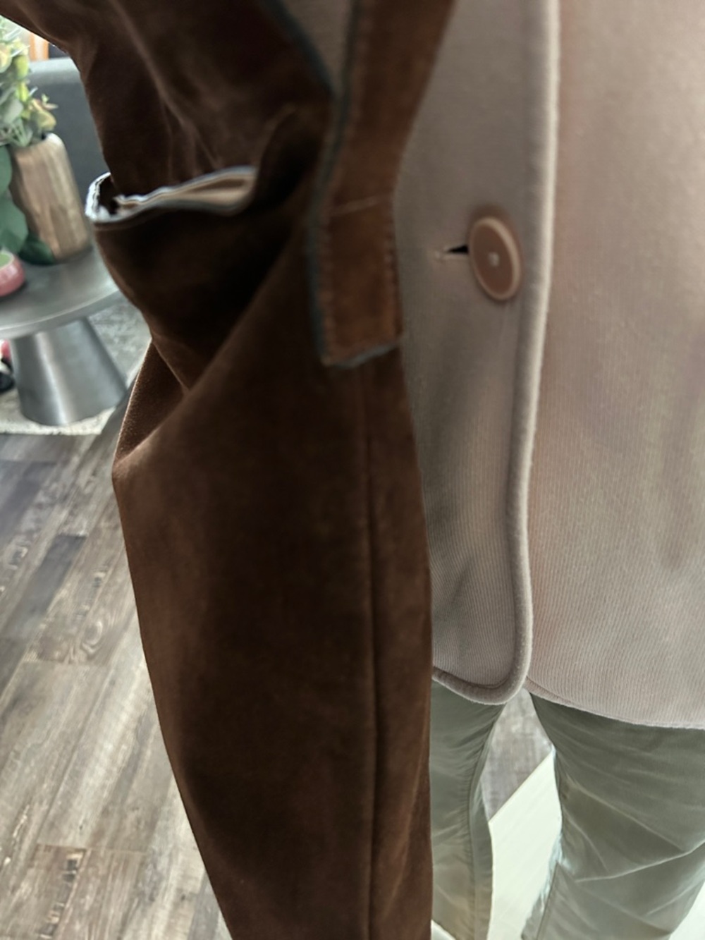 Holt Renfrew Suede & Calf Hair Leopard Crossbody Bag - Picture 8 of 14